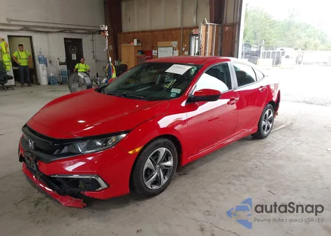 2019 Honda Civic Lx z USA, uszkodzony, nr VIN 2HGFC2F67KH538154